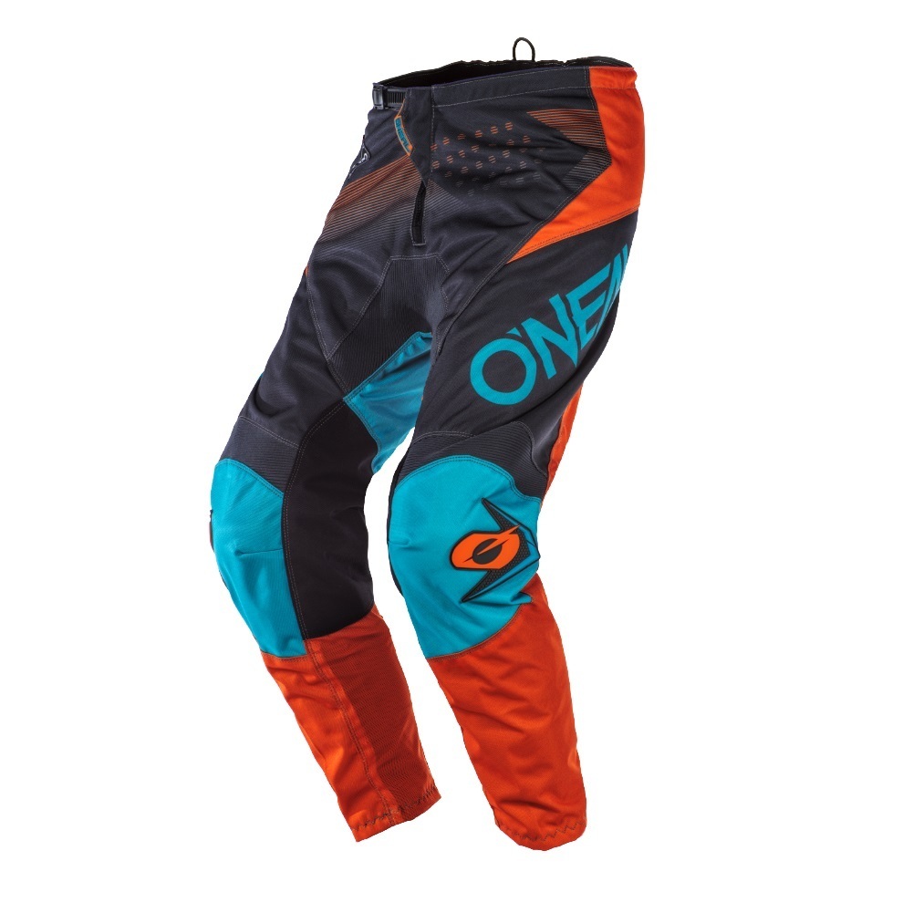 Oneal Element Factor Pants - Grey/Orange/Blue