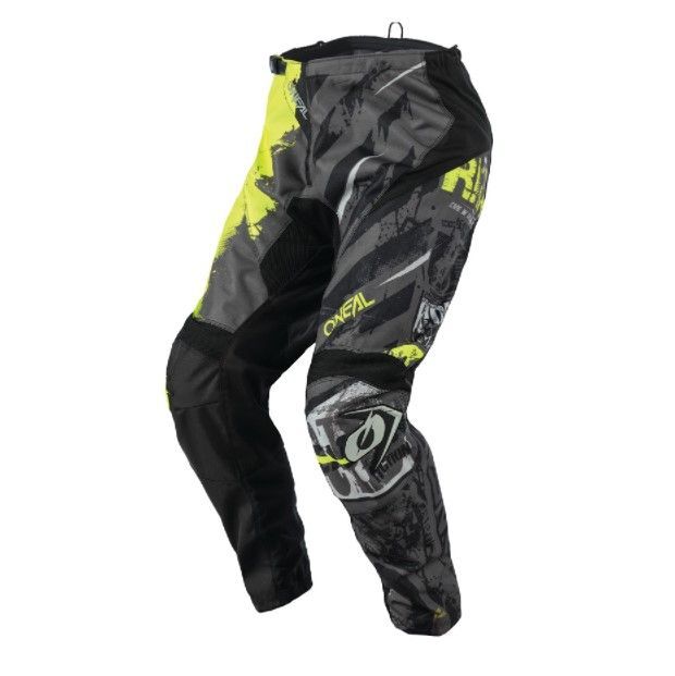 Oneal Youth Element Ride Pants - Black/Neon Yellow