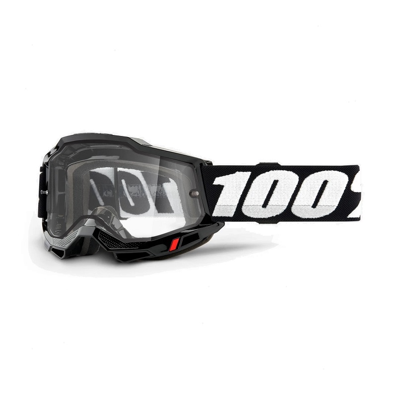 100 Accuri2 Enduro Moto Black Clear Goggles