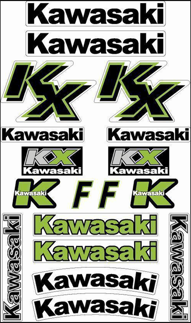 MCS Kawasaki Kxf Sticker Kit 2006