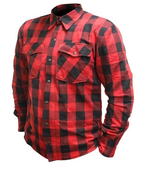 Rjays Regiment Flannel Shirt - Red/Black