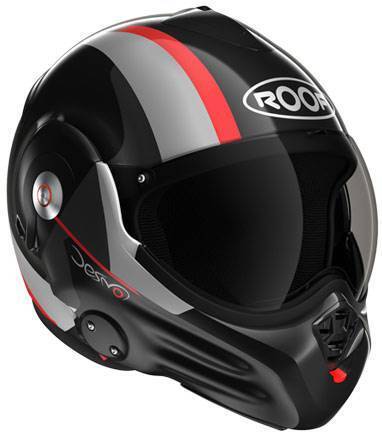 Roof Desmo Ram Helmet - Black/Red/Silver