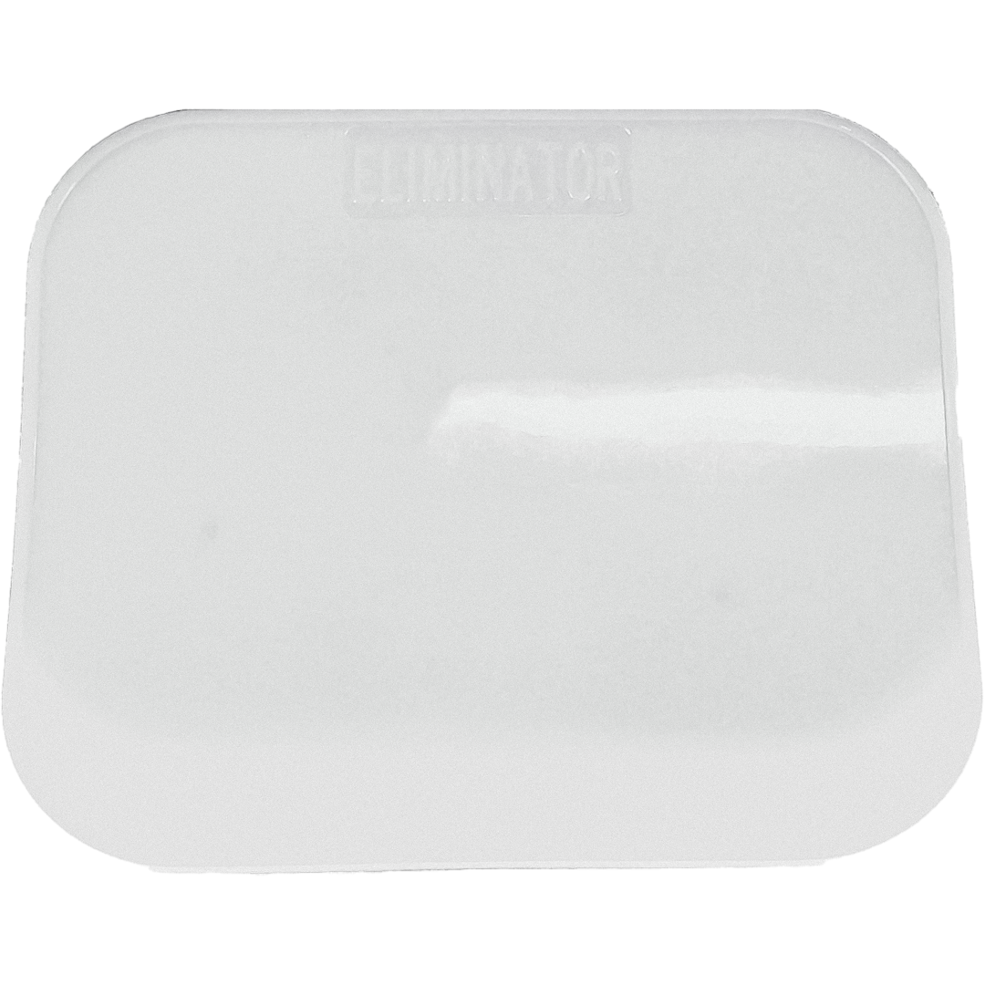 RACE NUMBER PLATE WHITE