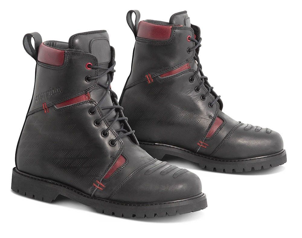 Scorpion Scout Black Red Boots - Unisex - 44 - Adult - Black/Red