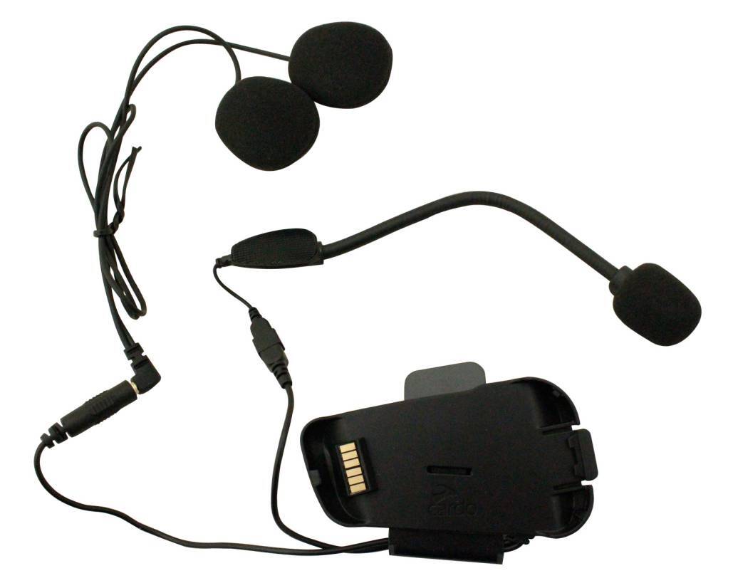 Cardo Audio Kit with Hybrid Corded Mic for Talk Smartpack