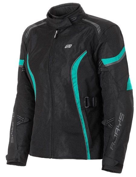 Rjays Ladies Athena Air Black Aqua Jacket