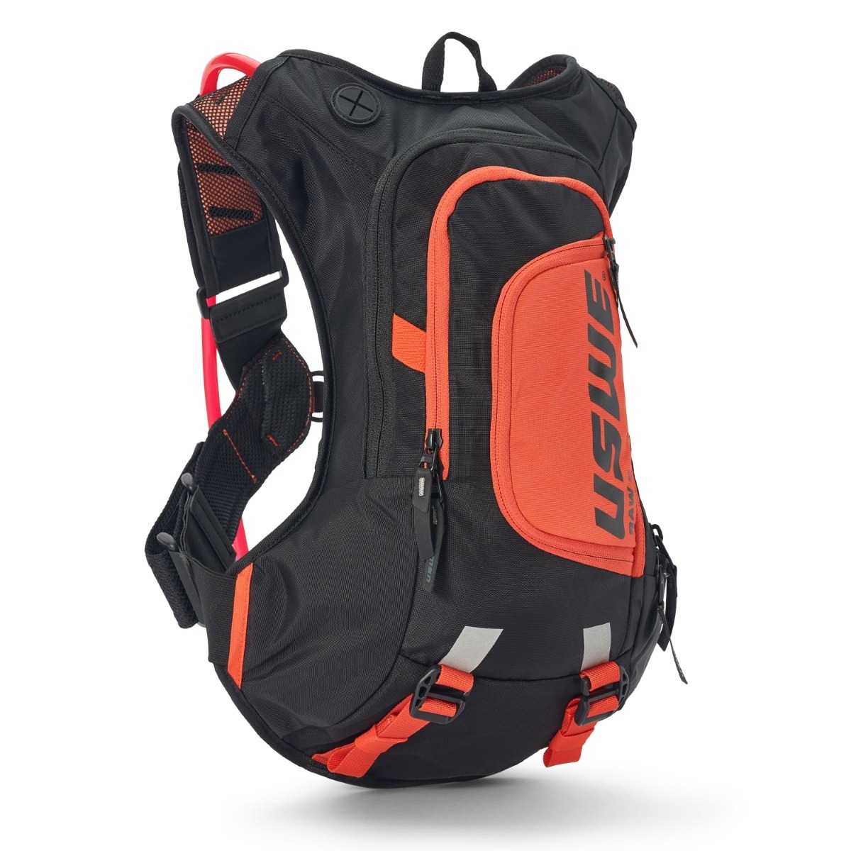USWE Raw Dirt Biking Hydration Pack - Black/Orange - 12L