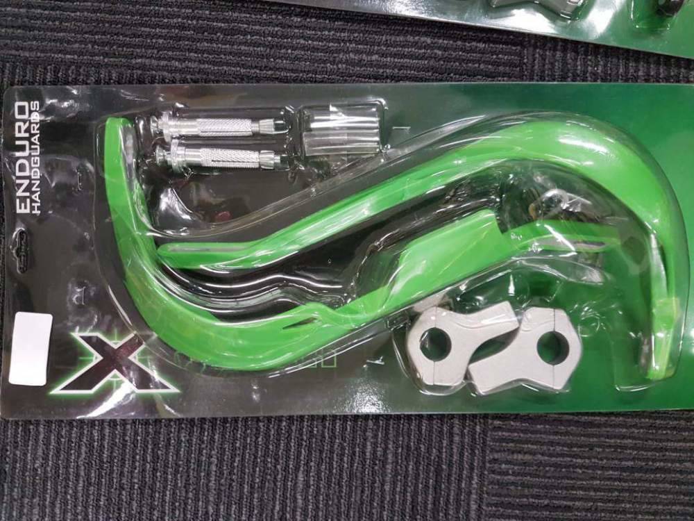 Xtech Enduro Handguards - Green