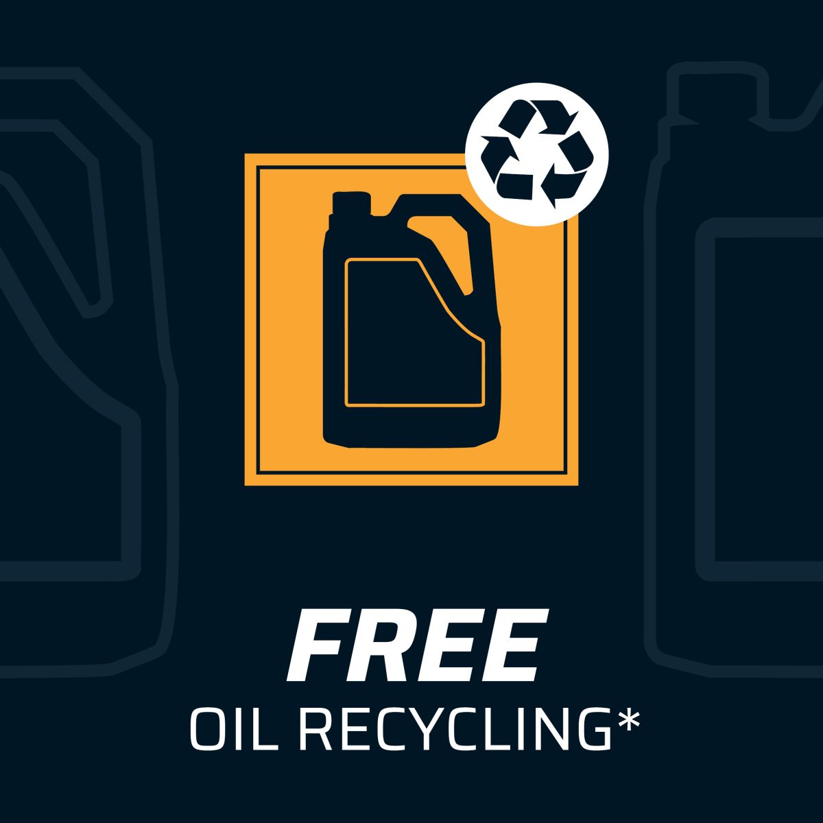 Free Oil Recycling*