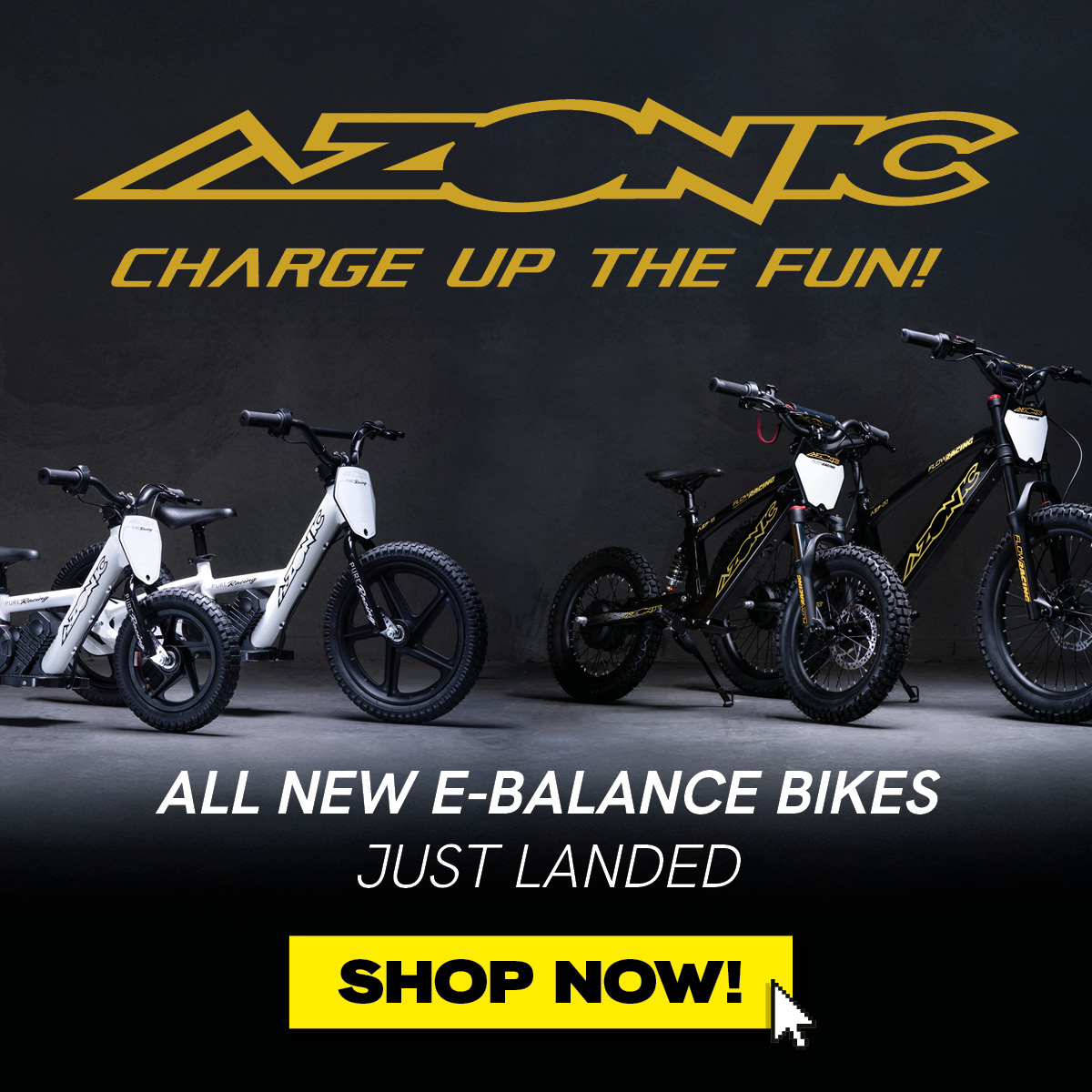 Azonic E-Balance Bikes For Kids