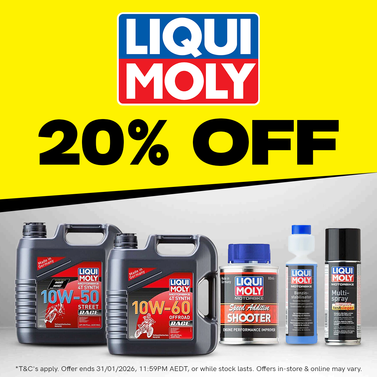 Liqui Moly 20% Off For January