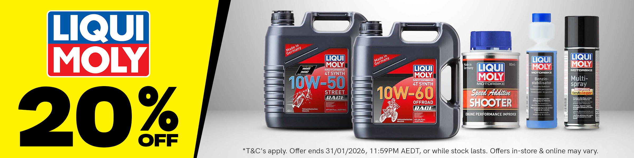 Liqui Moly 20% Off For January