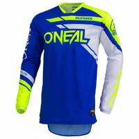 Oneal Hardwear Rizer Blue Neon Jersey