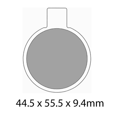 Ferodo Disc Pad Set - FDB88 P Platinum Non Sintered Compound
