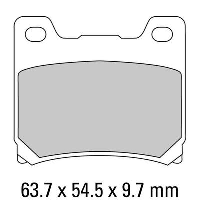 Ferodo Disc Pad Set - FDB337 ST Sinter Grip Sintered Compound - Road