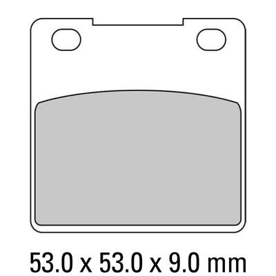 Ferodo Disc Pad Set - FDB338 ST Sinter Grip Sintered Compound - Road