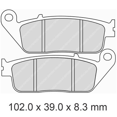 Ferodo Brake Pads - FDB570P - 2PD