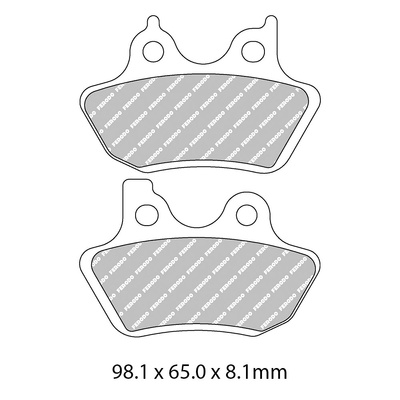 Ferodo Disc Pad Set - FDB2097 ST Sinter Grip Sintered Compound - Road