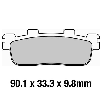 Ferodo Disc Pad Set - FDB2248 EF Eco Friction Non Sintered Compound
