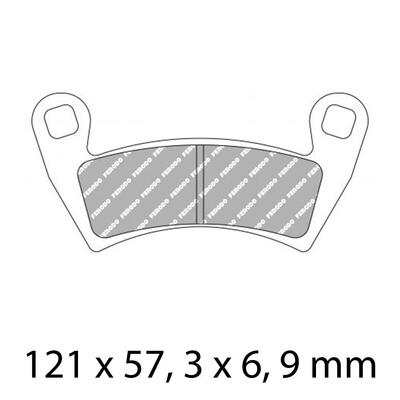 Ferodo Disc Pad Set - FDB2263 SG Sinter Grip Sintered Compound - Off-Road