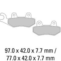 Ferodo Brake Pads - FDB497SG / DP411 / DP211