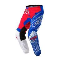 Oneal Element Burnout Red White Blue Pants