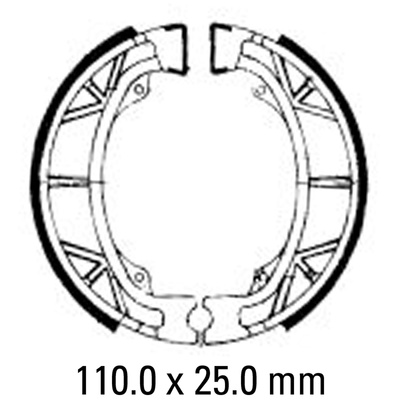 Ferodo Eco  Brake Shoe Set - FSB704 EF