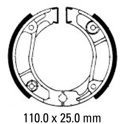 Ferodo Eco  Brake Shoe Set - FSB705 EF