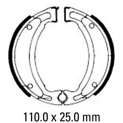 Ferodo Eco  Brake Shoe Set - FSB731 EF