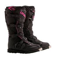 Oneal Rider Boots - Black/Pink