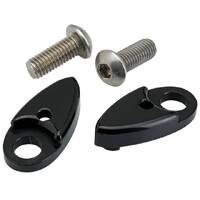 Joker Machine Softail Turn Signal Side Rail Adapters - Black