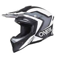Oneal 10 Series Flow True Matt Black White Helmet