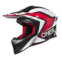 Oneal 10 Series Flow True Matte Helmet - Red/White/Black