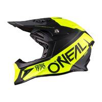 Oneal 10 Series Flow Black Yellow MIPS Helmet