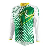 One Industries Atom Jersey - Lines Green/Yellow