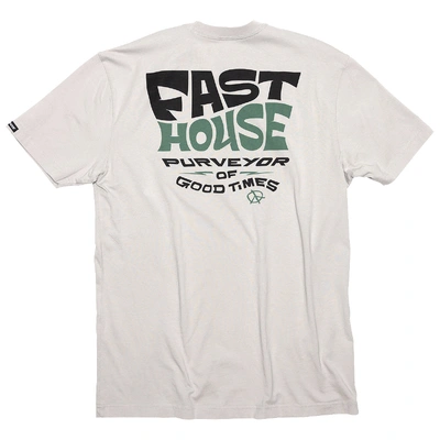 Fasthouse Utopia Tee Short Sleeve - Light Grey