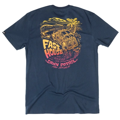 Fasthouse Explorer Tee Short Sleeve - Navy