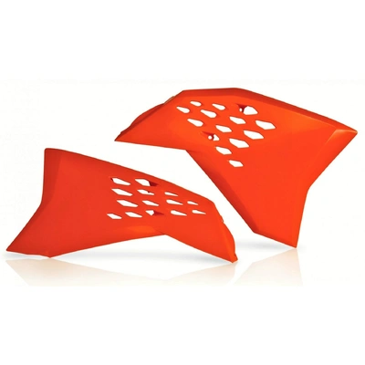 Acerbis Radiator Shrouds Ktm Sx Sxf 07-10 Exc Excf 08-11 - Orange