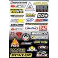 Factory Effex Micro Sponsor Sticker Sheet