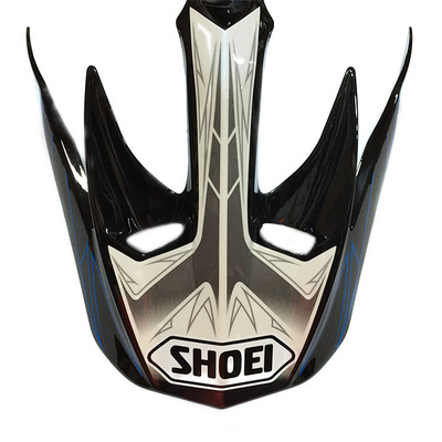 Shoei V-Moto Defy Peak TC-2 - White/Black/Blue