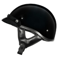 M2R Rebel Shorty Helmet - Incl Peak - Black