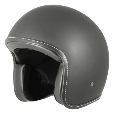 M2R 225 Vice Classic No Studs Open Face Helmet - Matte Black