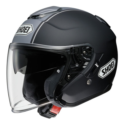 Shoei J-Cruise Helmet Corso TC-10 - Matte Black - XS