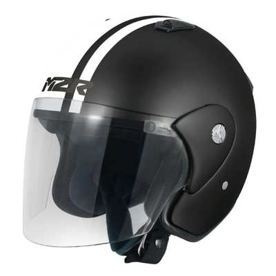 M2R 290 Urban Open Face Helmet (PC-5F) - Matte Black