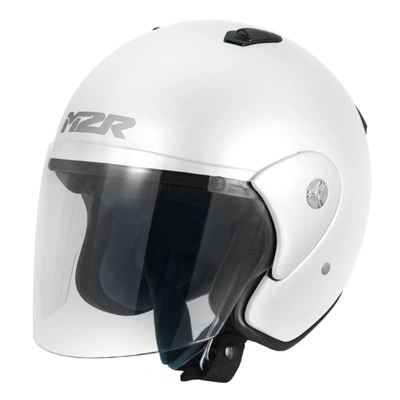 M2R 290 Solid Open Face Helmet - White