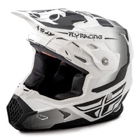 Fly Racing Toxin Original Helmet - Matte White/Black - S