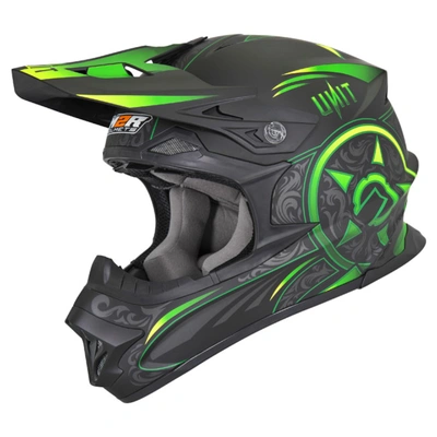 M2R Exo Unit Victorian MX Helmet (PC-4F) - Green