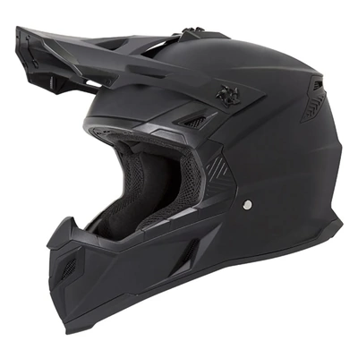 M2R X2 Solid MX Helmet - Matte Black