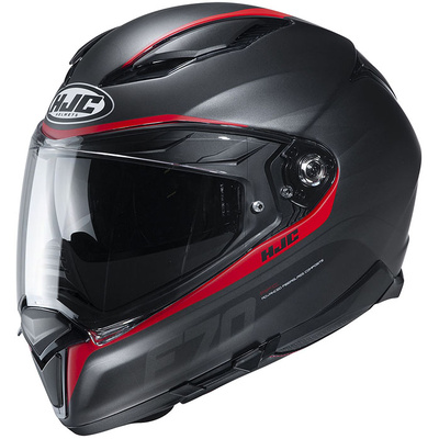 HJC F70 Feron MC-1SF Full Face Helmet - Black/Red