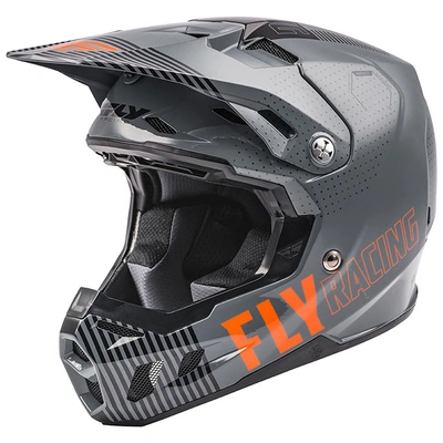 Fly Racing Formula CC Primary MX Helmet - Grey/Orange